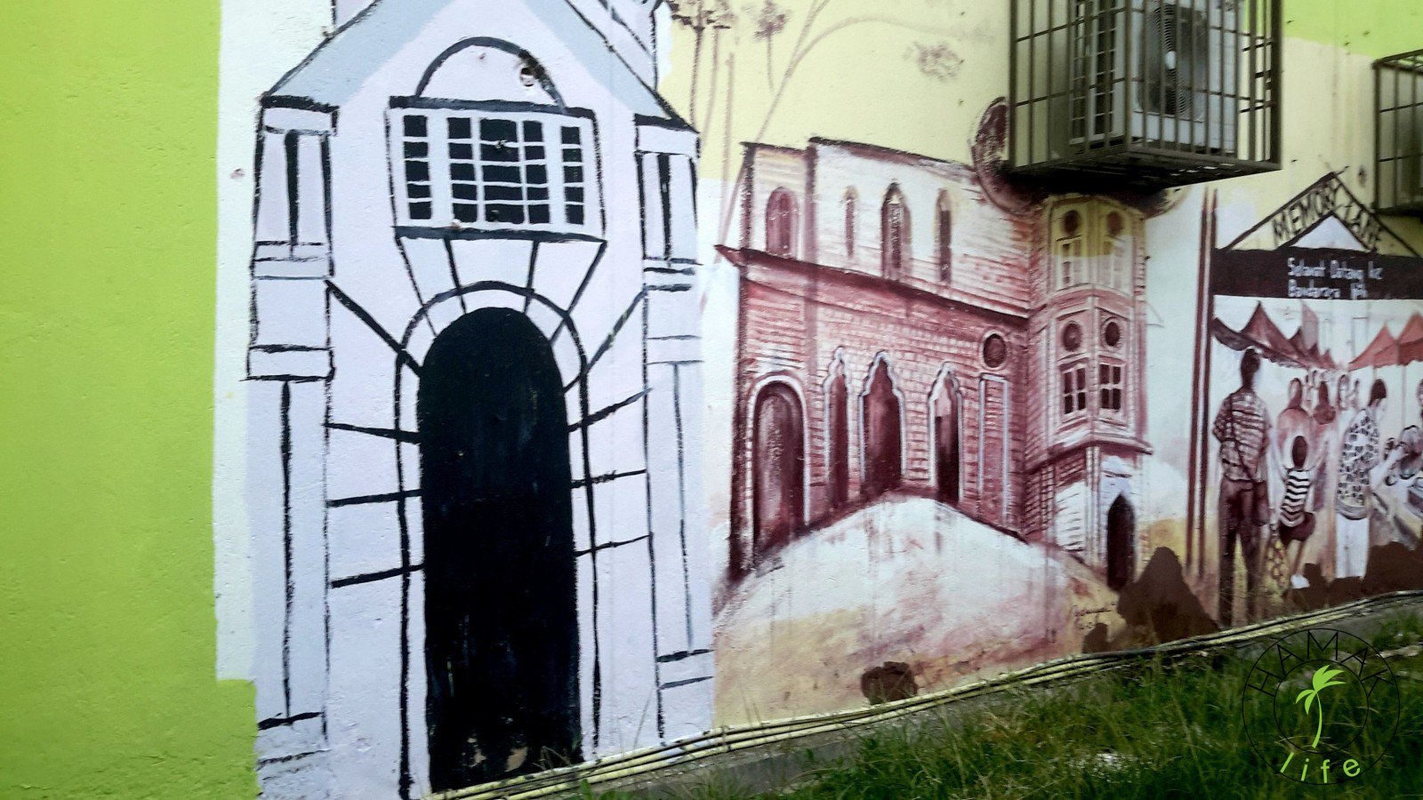 Ipoh street art along Jalan Sultan Iskandar